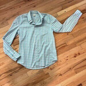 J crew crewcuts‎ pastel plaid long sleeve button down dress shirt size 16 cotton
